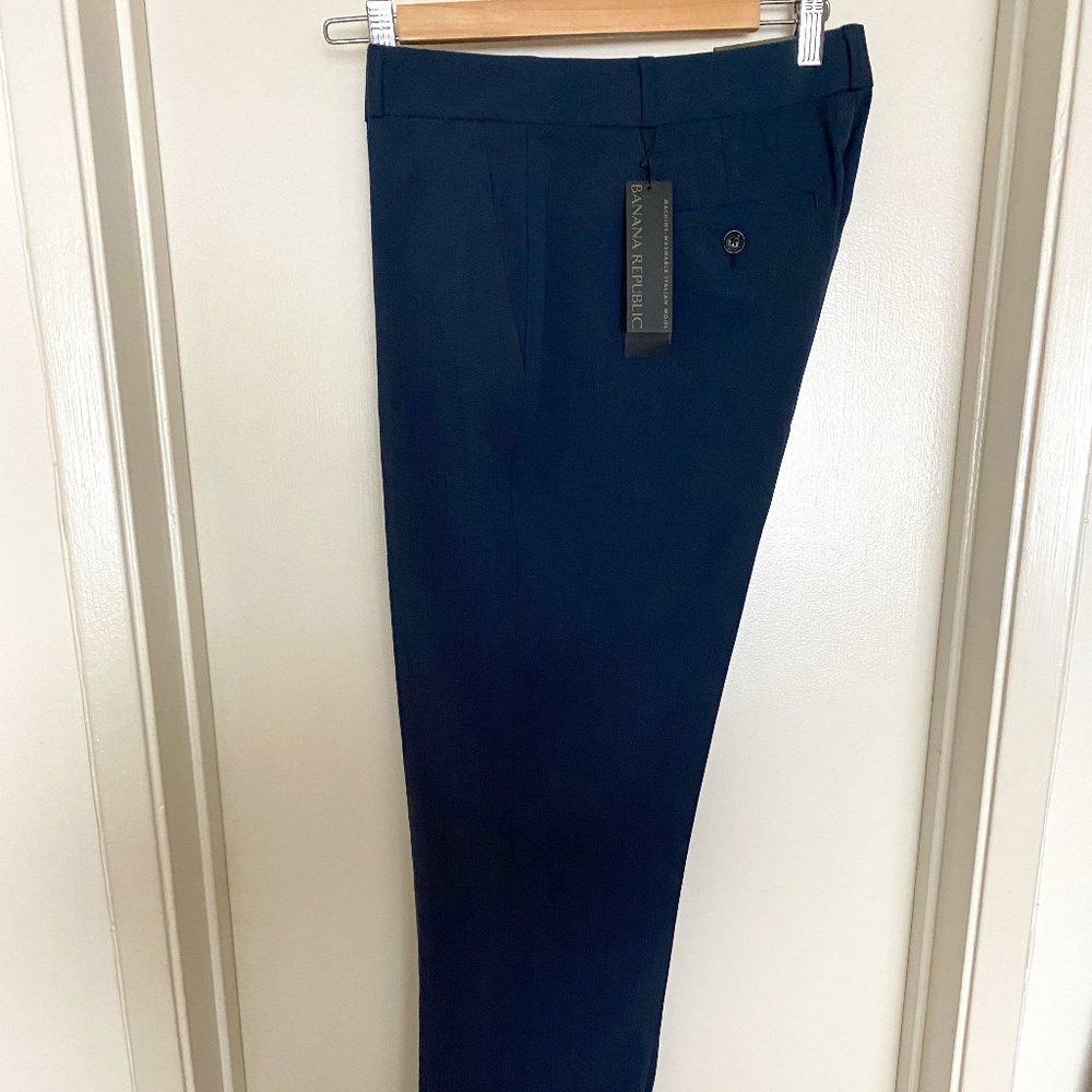 Banana Republic Italian Wool Straight Trousers